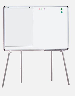 Доска мобильная в алюминиевой рамке 100х150 см (для маркера/мела)