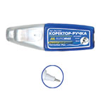 Корректор- ручка с металлическим наконечником 