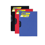 Папка-скоросшиватель с поворотным зажимиом.