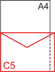Конверт бумажный формат С5 (162х229 мм)