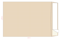 Конверт крафт(коричневый)формат С4 (229х324мм)
