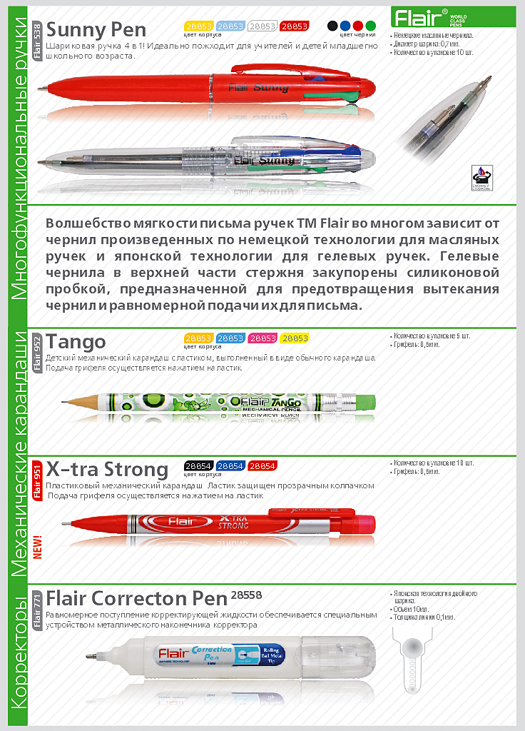 Ручки Flair  